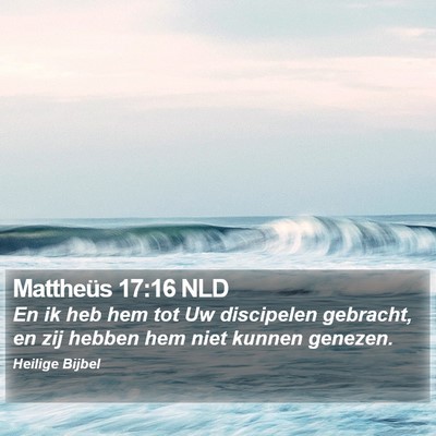 Mattheüs 17:16 NLD Bible Verse Image