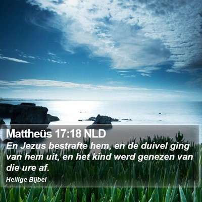 Mattheüs 17:18 NLD Bible Verse Image