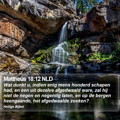 Mattheüs 18:12 NLD Bible Verse Image