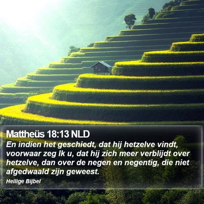 Mattheüs 18:13 NLD Bible Verse Image