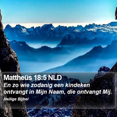 Mattheüs 18:5 NLD Bible Verse Image