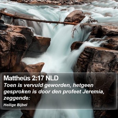 Mattheüs 2:17 NLD Bible Verse Image