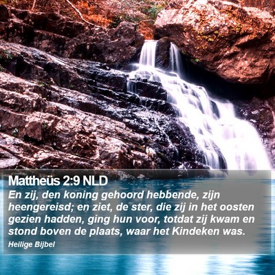 Mattheüs 2:9 NLD Bible Verse Image