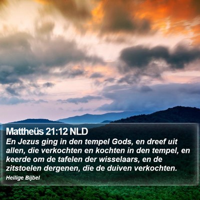 Mattheüs 21:12 NLD Bible Verse Image