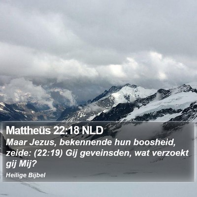 Mattheüs 22:18 NLD Bible Verse Image