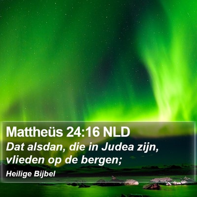 Mattheüs 24:16 NLD Bible Verse Image