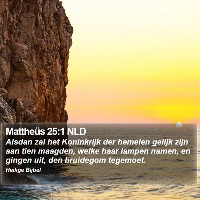 Mattheüs 25:1 NLD Bible Verse Image