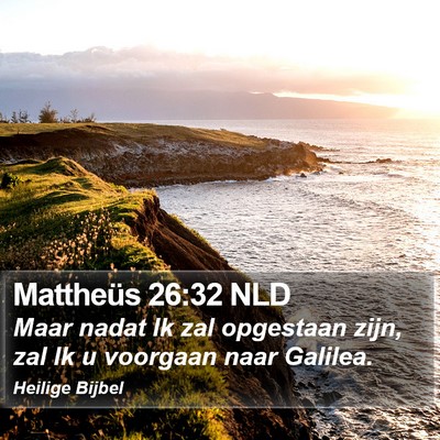 Mattheüs 26:32 NLD Bible Verse Image