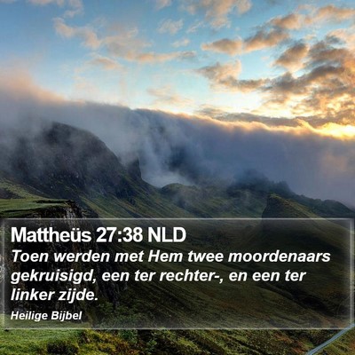 Mattheüs 27:38 NLD Bible Verse Image