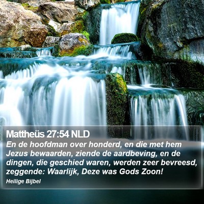 Mattheüs 27:54 NLD Bible Verse Image