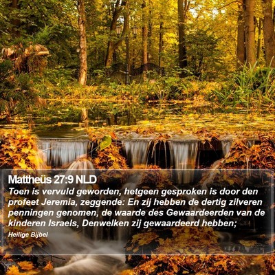 Mattheüs 27:9 NLD Bible Verse Image
