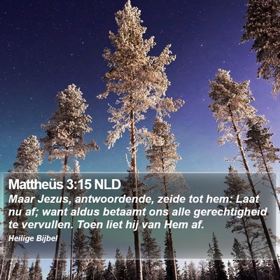 Mattheüs 3:15 NLD Bible Verse Image