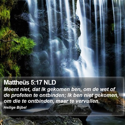 Mattheüs 5:17 NLD Bible Verse Image