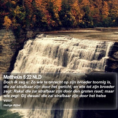Mattheüs 5:22 NLD Bible Verse Image