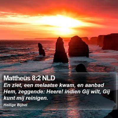 Mattheüs 8:2 NLD Bible Verse Image