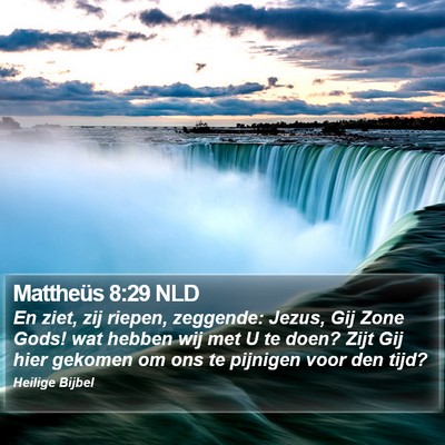Mattheüs 8:29 NLD Bible Verse Image