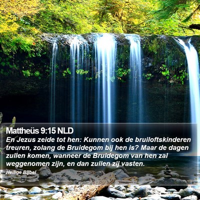 Mattheüs 9:15 NLD Bible Verse Image