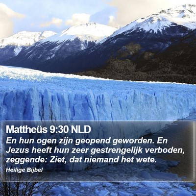 Mattheüs 9:30 NLD Bible Verse Image