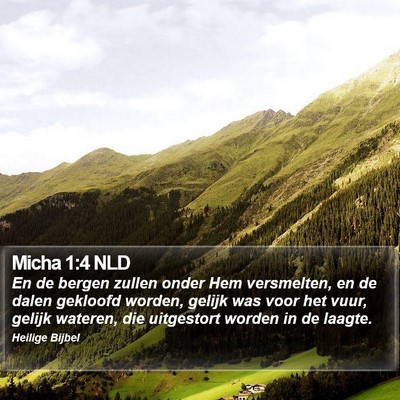 Micha 1:4 NLD Bible Verse Image