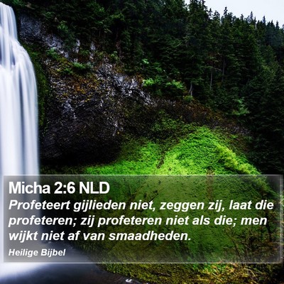 Micha 2:6 NLD Bible Verse Image