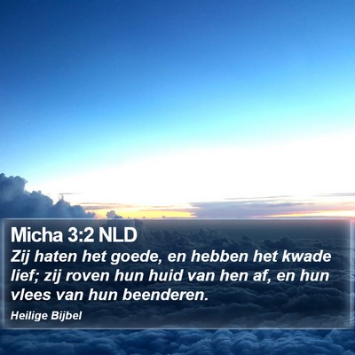 Micha 3:2 NLD Bible Verse Image