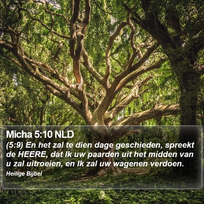 Micha 5:10 NLD Bible Verse Image
