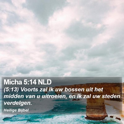 Micha 5:14 NLD Bible Verse Image