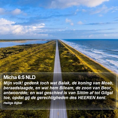 Micha 6:5 NLD Bible Verse Image