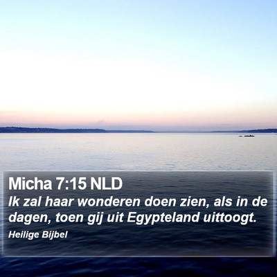 Micha 7:15 NLD Bible Verse Image