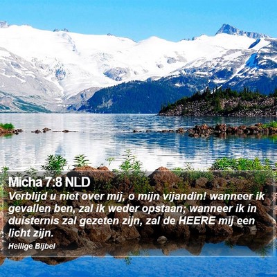 Micha 7:8 NLD Bible Verse Image