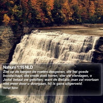 Nahum 1:15 NLD Bible Verse Image