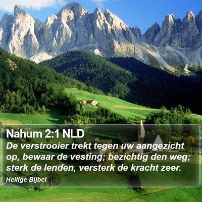 Nahum 2:1 NLD Bible Verse Image