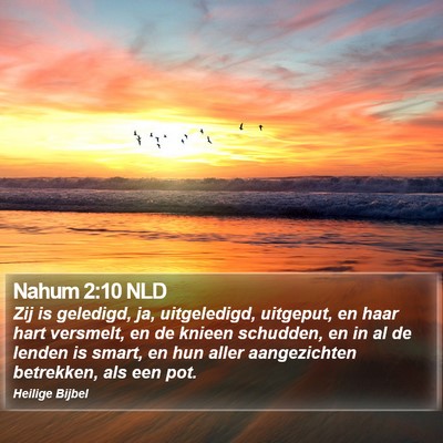 Nahum 2:10 NLD Bible Verse Image
