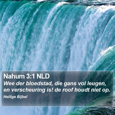 Nahum 3:1 NLD Bible Verse Image