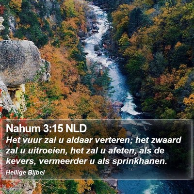 Nahum 3:15 NLD Bible Verse Image