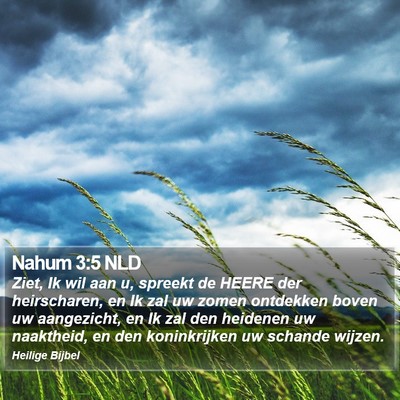 Nahum 3:5 NLD Bible Verse Image