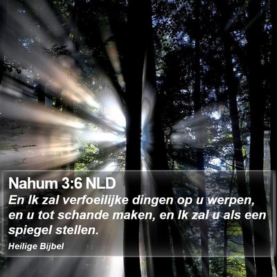 Nahum 3:6 NLD Bible Verse Image