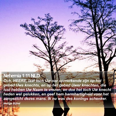 Nehemia 1:11 NLD Bible Verse Image