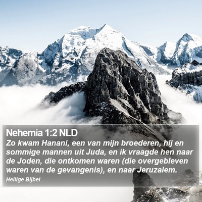 Nehemia 1:2 NLD Bible Verse Image
