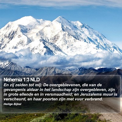 Nehemia 1:3 NLD Bible Verse Image