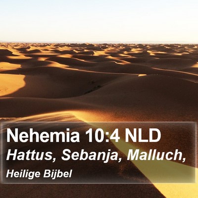 Nehemia 10:4 NLD Bible Verse Image