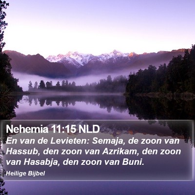 Nehemia 11:15 NLD Bible Verse Image