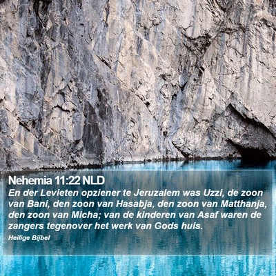 Nehemia 11:22 NLD Bible Verse Image