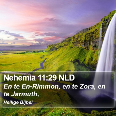 Nehemia 11:29 NLD Bible Verse Image