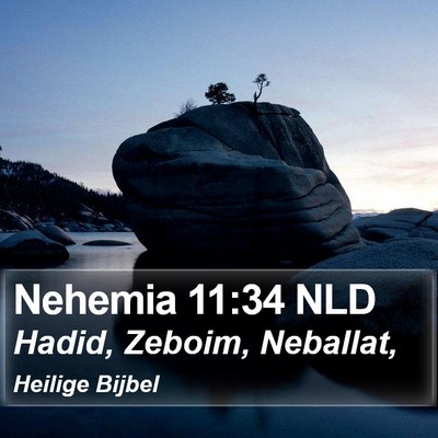 Nehemia 11:34 NLD Bible Verse Image