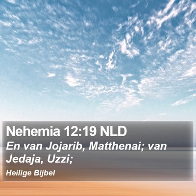 Nehemia 12:19 NLD Bible Verse Image