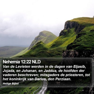 Nehemia 12:22 NLD Bible Verse Image