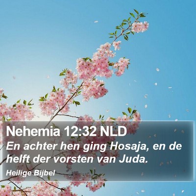 Nehemia 12:32 NLD Bible Verse Image