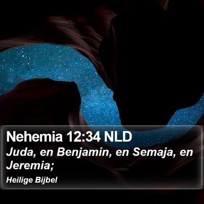 Nehemia 12:34 NLD Bible Verse Image
