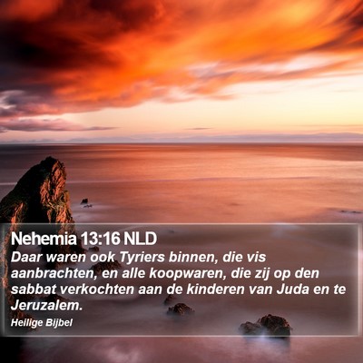 Nehemia 13:16 NLD Bible Verse Image